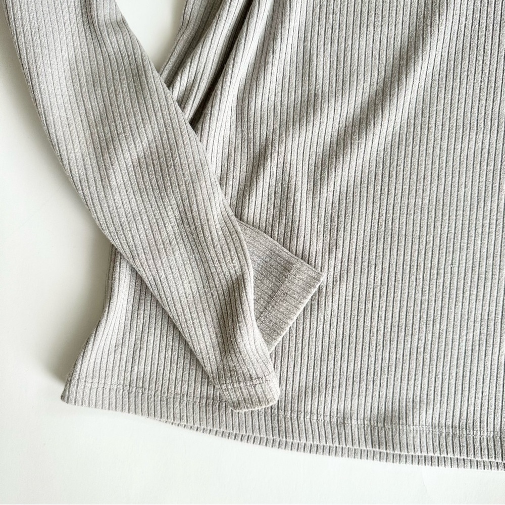 | vici - gray ribbed matching minimalist lounge set - small | - Picture 8 of 16